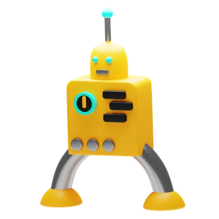 Robot Ghost  3D Icon