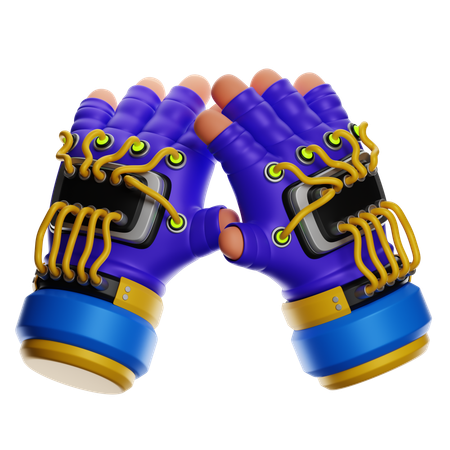 Robot Gloves  3D Icon