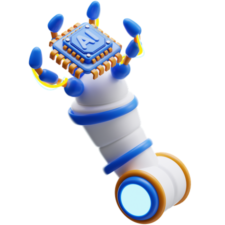 Robot Hand  3D Icon