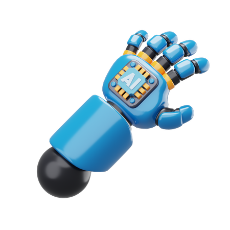 Robot Hand  3D Icon