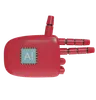 Robot Hand Firing Crimson