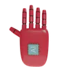 Robot Hand HandUp Crimson