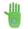 Robot Hand HandUp Green