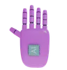 Robot Hand HandUp Magenta