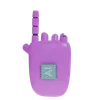 Robot Hand PointUp Magenta