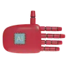 Robot Hand Rest Crimson