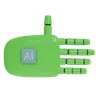 Robot Hand Rest Green