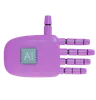 Robot Hand Rest Magenta