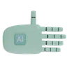 Robot Hand Rest MintGreen