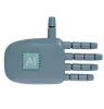 Robot Hand Rest SlateGray