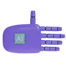 Robot Hand Rest Violet