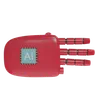 Robot Hand ThreeFingers Crimson