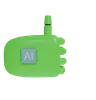 Robot Hand ThumbsUp Green