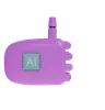 Robot Hand ThumbsUp Magenta