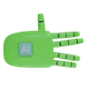 Robot Hand WeirdSign Green