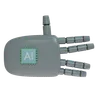 Robot Hand WeirdSign Grey