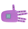 Robot Hand WeirdSign Magenta