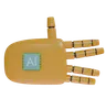 Robot Hand WeirdSign Orange