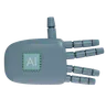 Robot Hand WeirdSign SlateGray
