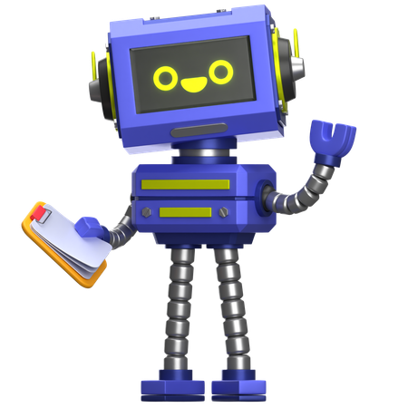 Robot Say Hi 3D Icon - Free Download Science & Technology 3D Icons ...