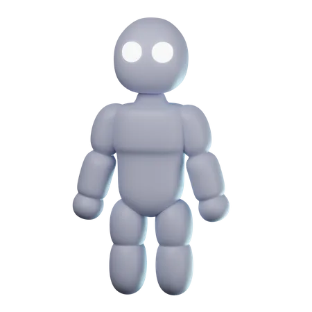 Robot humanoïde  3D Icon