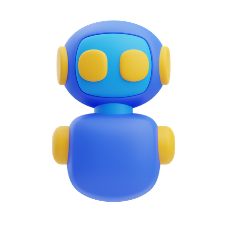 Robot humanoïde  3D Icon