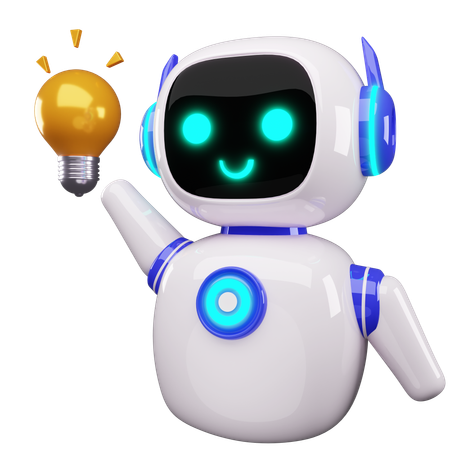 Robot Idea  3D Icon