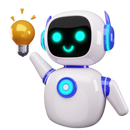 Robot Idea  3D Icon