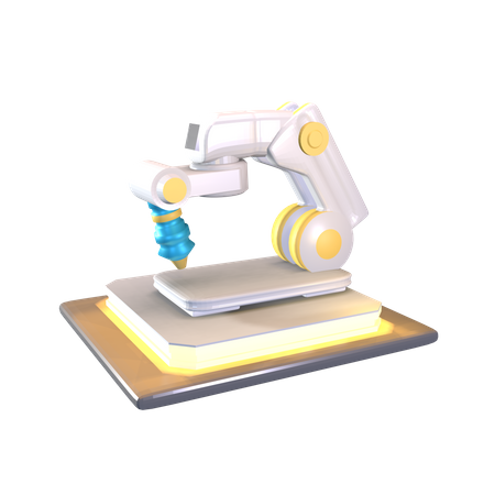 Robot industrial  3D Icon