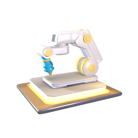 Robot industriel  3D Icon