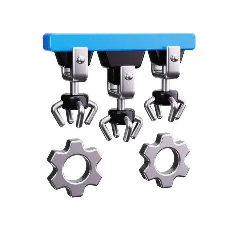 Robot Industry  3D Icon