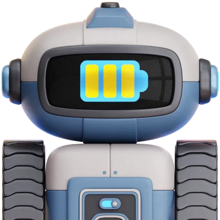 Robot inteligente  3D Icon