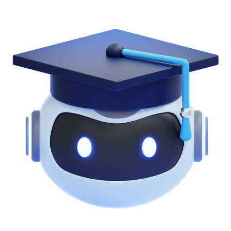 Robot inteligente  3D Icon