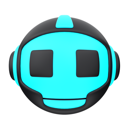 Robot d'intelligence artificielle  3D Icon