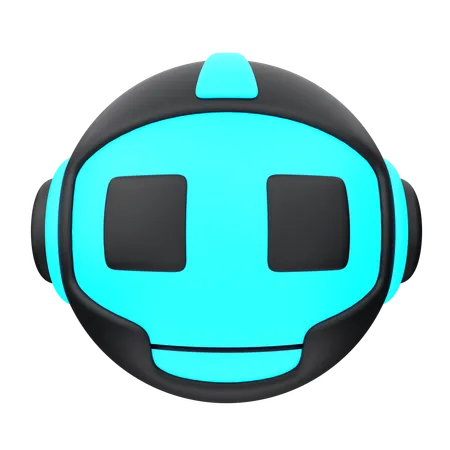 Robot d'intelligence artificielle  3D Icon