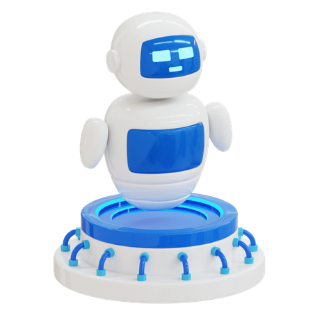 Robot intelligent  3D Icon