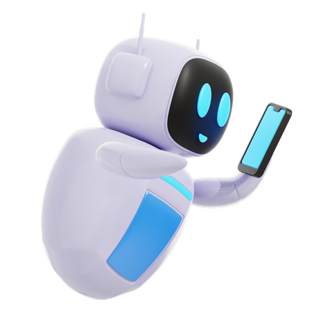 Apprentissage intelligent des robots avec les appareils mobiles  3D Icon