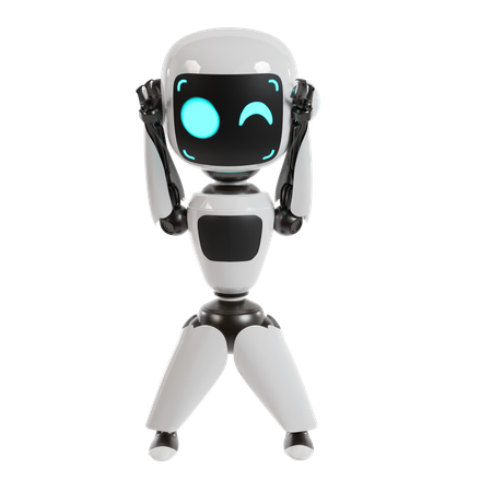Robot Is Frustrated  3D Icon