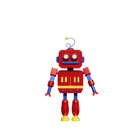 Robot de juguete  3D Icon