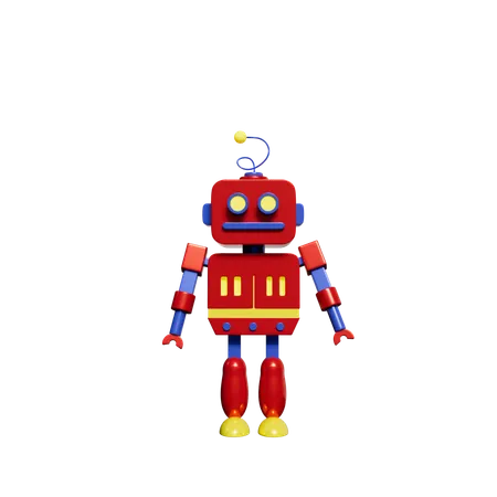 Robot de juguete  3D Icon