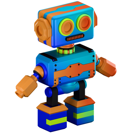 Robot de juguete  3D Icon