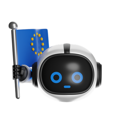 Robot linguistique de l'Union européenne  3D Icon