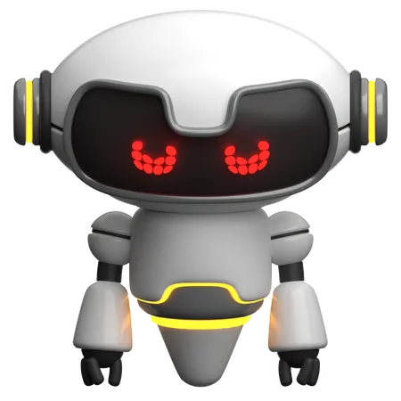 Robot Low Battery  3D Icon