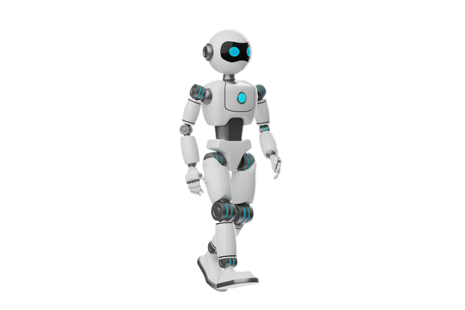 Robot marchant  3D Icon