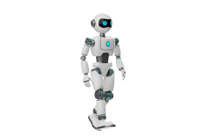 Robot marchant  3D Icon