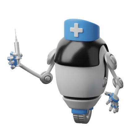 Robot medico  3D Icon