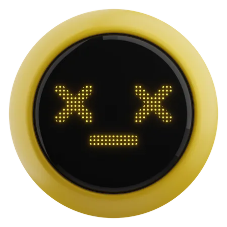 Robot mort  3D Emoji