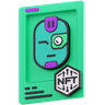 robot nft 3d logos