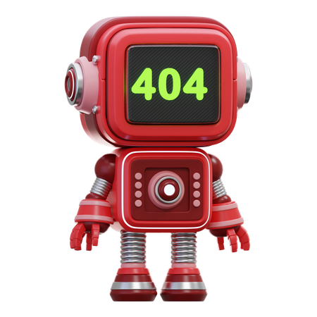 Robot Not Found  3D Icon