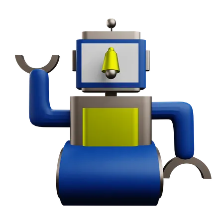 ロボット通知  3D Icon